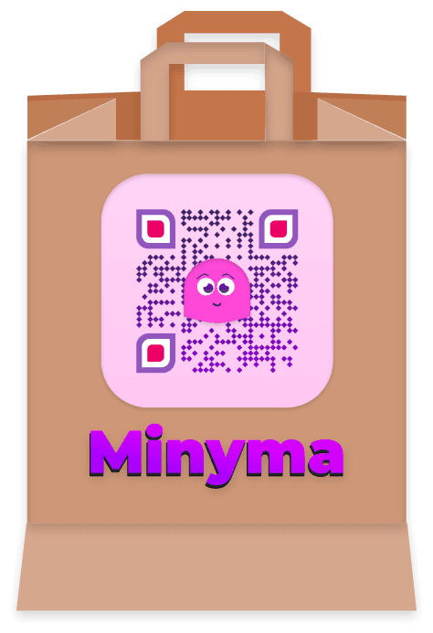 Sac Minyma avec QR code